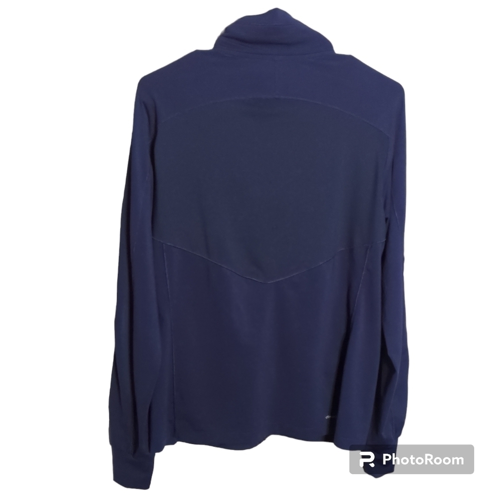 Adidas Navy Full Zip Activewear Jacket Size M - Picture 2 of 8